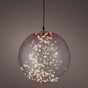 LED Pink Micro Hanging Ball