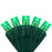 24 FT 70 LED Coaxial With Green Wire & 5MM Bulbs