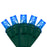 24 FT 70 LED Coaxial With Green Wire & 5MM Bulbs