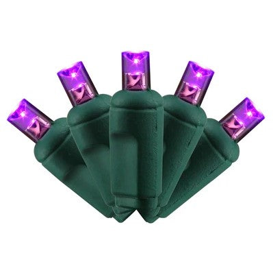 24 FT 70 LED Coaxial With Green Wire & 5MM Bulbs