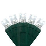 24 FT 70 LED Coaxial With Green Wire & 5MM Bulbs