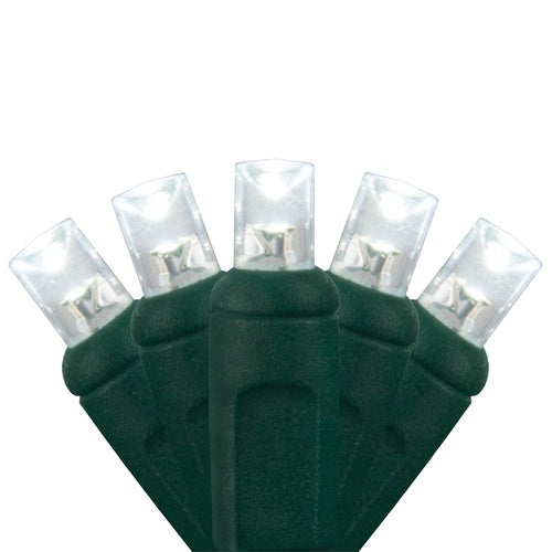 24 FT 70 LED Coaxial With Green Wire & 5MM Bulbs