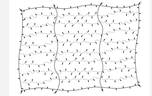 Pure White LED Trunk Net Light With 5MM Coaxial Grey Wire