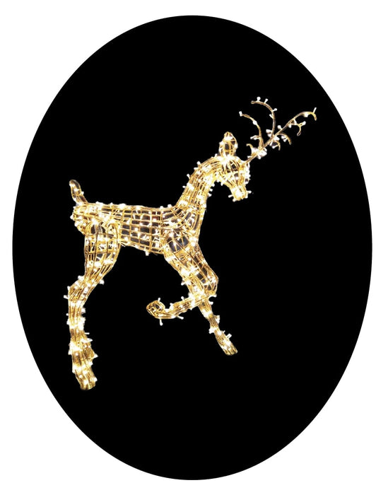 5.5 FT Reindeer With 396 Warm White LED Lights