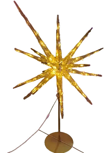 4 FT 260LED Gold Warm White Commercial Tree Topper