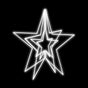 2 FT 3D Freedom Star Cool White LED