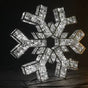2 FT 3D Snowflake Cool White With Cool White Flashing Effect Set Of 2