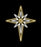 3 FT X 2 FT LED Warm White Bethlehem Star