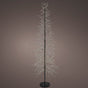 9 FT 2048 LED Warm White Micro Tree With Black Trunk