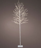 6 FT Micro Tree Warm White LED With White Trunk