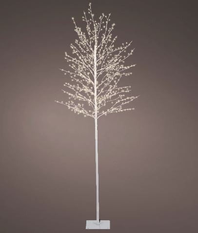 Micro Tree Warm White LED With White Trunk