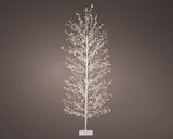 6 FT 1755 LED Warm White Micro Tree With White Trunk