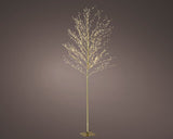 5 FT 480 LED Warm White Micro Tree With Gold Trunk