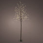 5 FT 480 LED Warm White Micro Tree With Black Trunk