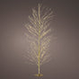 6 FT 1755 LED Warm White Micro Tree With Gold Trunk