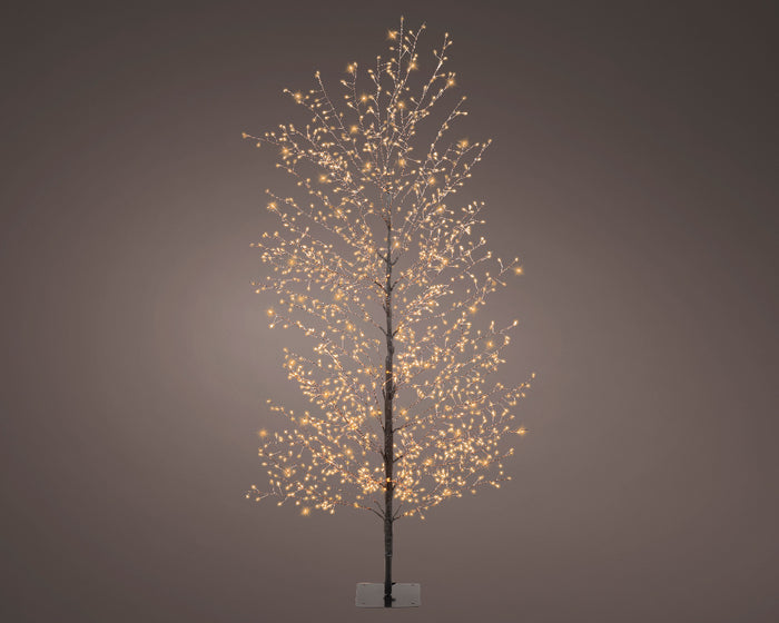 5 FT 1350 LED Classic Warm Micro Tree With Black Trunk
