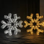 2 FT 3D Snowflake Warm White With Cool White Flashing Effect