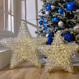 2.8 FT 100 LED Warm White Silver Star