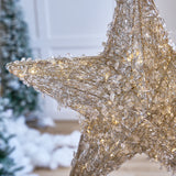 1.8 FT 165 LED Warm White Gold Star