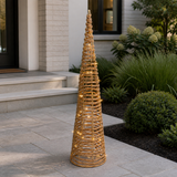 36" 48 LED Soft Warm Brown Cone Tree