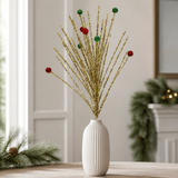 30" Gold Glitter Burst Stem