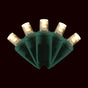 23 FT 70 LED Warm White String Light Coaxial With Green Wire