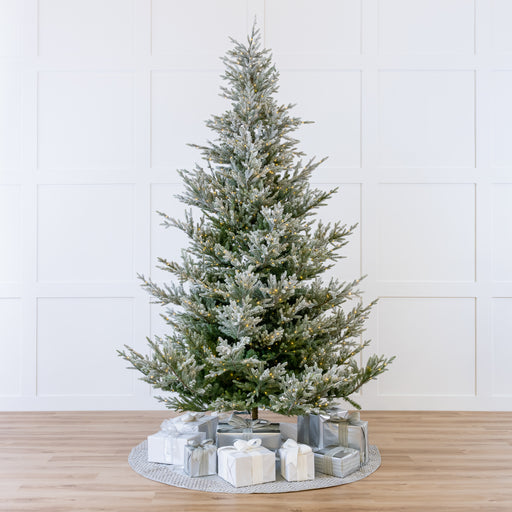 Norway Spruce Snowy Pre-Lit Warm White LED Lights