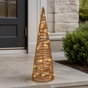 24" 32 LED Soft Warm Brown Cone Tree