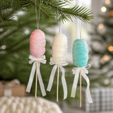 16" Multi Cotton Candy Stem Ornament Assorted