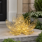 23" 300LED Micro Warm White & Classic Warm Lotus Flower
