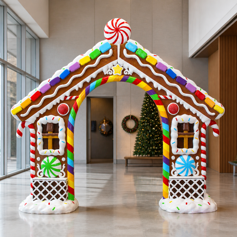 13 FT X 3 FT X 11 FT Gingerbread Archway