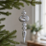 12'' - 13'' Mercury Beaded Glass Finial Assorted