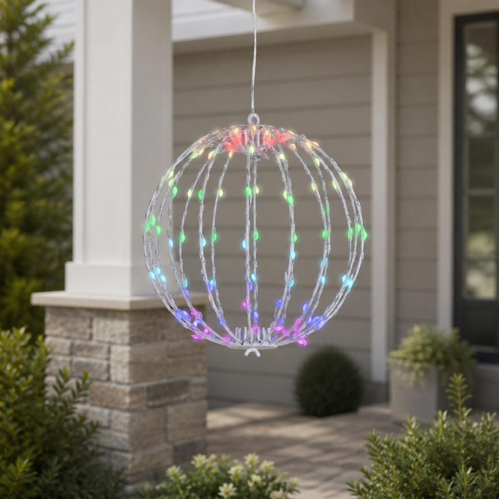 11" White Ball Micro Multi Color Changing LED