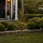 5 FT Micro Tree Warm White LED With Black Trunk