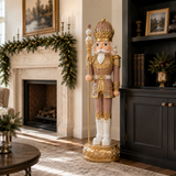 6 FT Gold & Tan Nutcracker