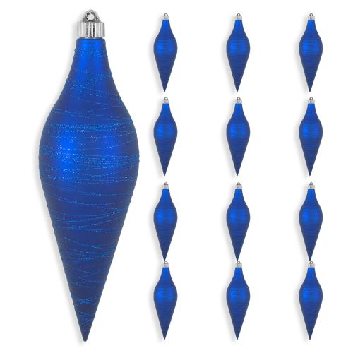 12" Regal Blue Shatterproof Finial