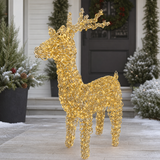 6.5 FT Gold Reindeer Micro Classic Warm LED