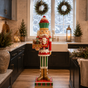 4 FT LED Candy Nutcracker With Gingerbread Man