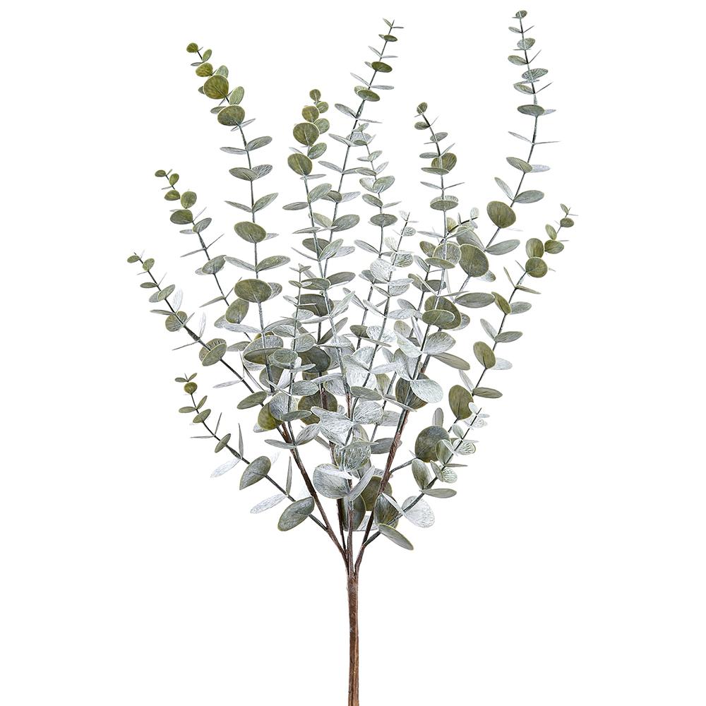 25" Green White Eucalyptus Bush