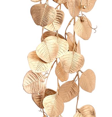 27" Gold Eucalyptus Hanging Bush Branch