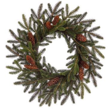 2 FT Brown Pinecone Wreath