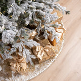 9.5 FT Snow Norway Pine Pre Lit Warm White LED Lights