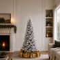 Duke Flocked Tree Unlit