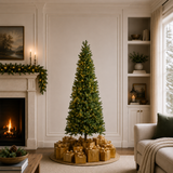 Slim Montgomery Pine Pre Lit Warm White LED Lights