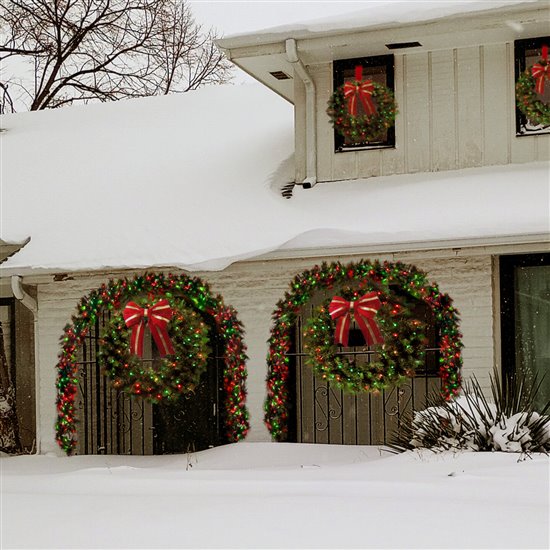 9 FT X 14" Dynamic Oregon Garland RGBWW