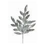 21" Glitter Bay Leaf Spray