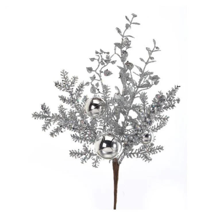18" Gold Berry Ball Spray