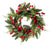 14" Green Red Berry Wreath
