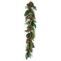 5 FT Pine & Magnolia Leaf Garland