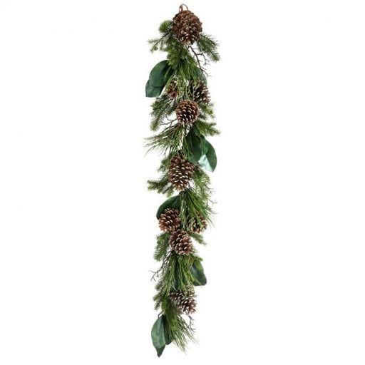 5 FT Pine & Magnolia Leaf Garland